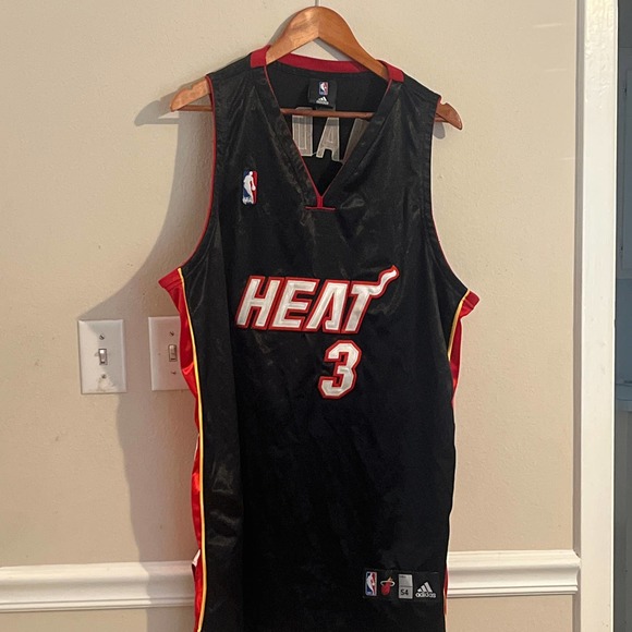 adidas Other - NBA Adidas Miami Heat Dwayne Wade Swingman Jersey Size 54 (XL)